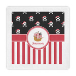 Pirate & Stripes Standard Decorative Napkins (Personalized)