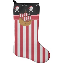 Pirate & Stripes Holiday Stocking - Single-Sided - Neoprene