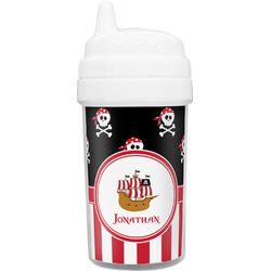 Pirate & Stripes Toddler Sippy Cup (Personalized)
