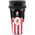 Pirate & Stripes Acrylic Travel Mug without Handle (Personalized)