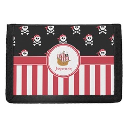 Pirate & Stripes Trifold Wallet (Personalized)