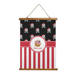 Pirate & Stripes Wall Hanging Tapestry (Personalized)