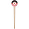 Pirate & Stripes Wooden 4" Food Pick - Round - Single Pick