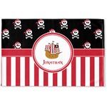 Pirate & Stripes Woven Mat (Personalized)