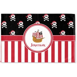 Pirate & Stripes Woven Mat (Personalized)