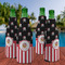 Pirate & Stripes Zipper Bottle Cooler - Set of 4 - LIFESTYLE