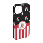 Pirate & Stripes iPhone Case - Rubber Lined - iPhone 15 (Personalized)