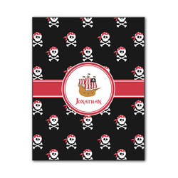 Pirate Wood Print - 11x14 (Personalized)