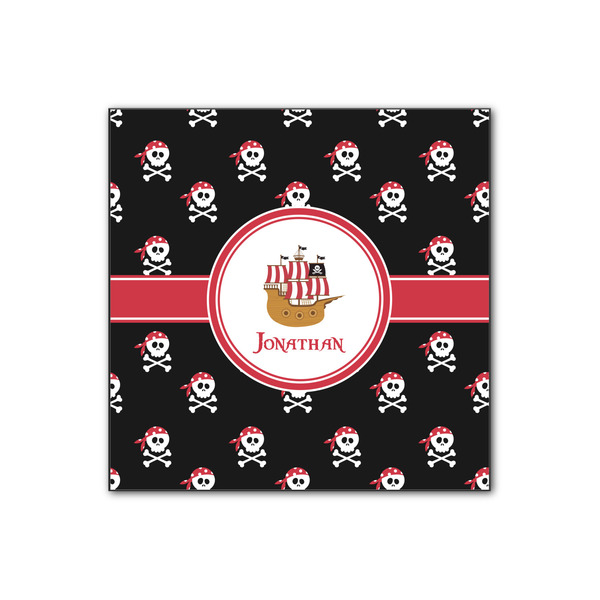 Custom Pirate Wood Print - 12x12 (Personalized)