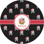 Pirate Multipurpose Round Labels - 3" (Personalized)