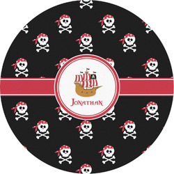 Pirate Multipurpose Round Labels - Custom Sized (Personalized)