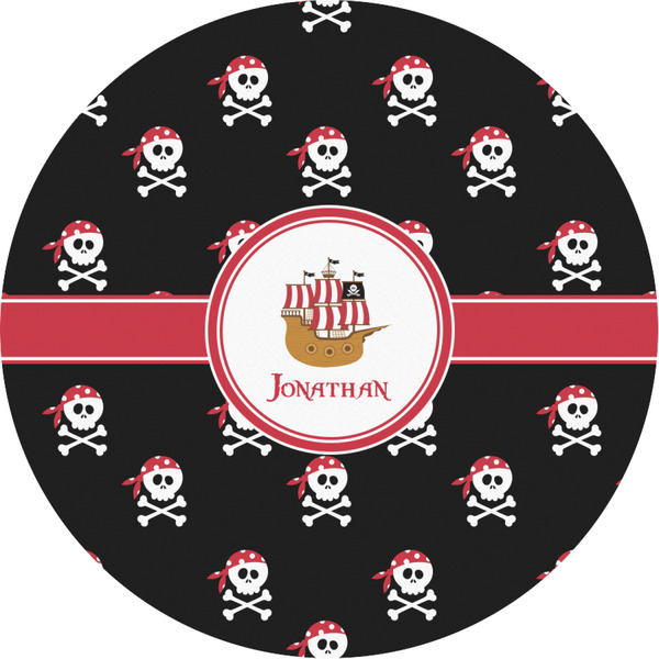 Custom Pirate Multipurpose Round Labels - Custom Sized (Personalized)