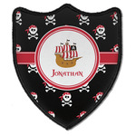 Pirate Iron On Shield Patch B w/ Name or Text