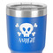 Pirate 30 oz Stainless Steel Ringneck Tumbler - Blue - Close Up