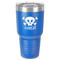 Pirate 30 oz Stainless Steel Ringneck Tumbler - Blue - Front