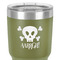 Pirate 30 oz Stainless Steel Ringneck Tumbler - Olive - Close Up