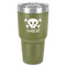 Pirate 30 oz Stainless Steel Ringneck Tumbler - Olive - Front