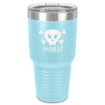 Pirate 30 oz Stainless Steel Tumbler - Teal - Single-Sided (Personalized)