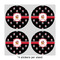 Pirate 4" Multipurpose Round Labels - Sheet