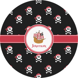 Pirate Multipurpose Round Labels - 5" (Personalized)