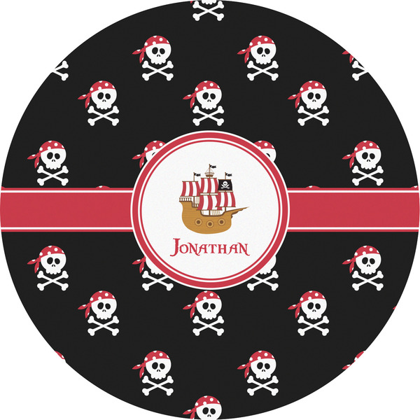 Custom Pirate Multipurpose Round Labels - 5" (Personalized)