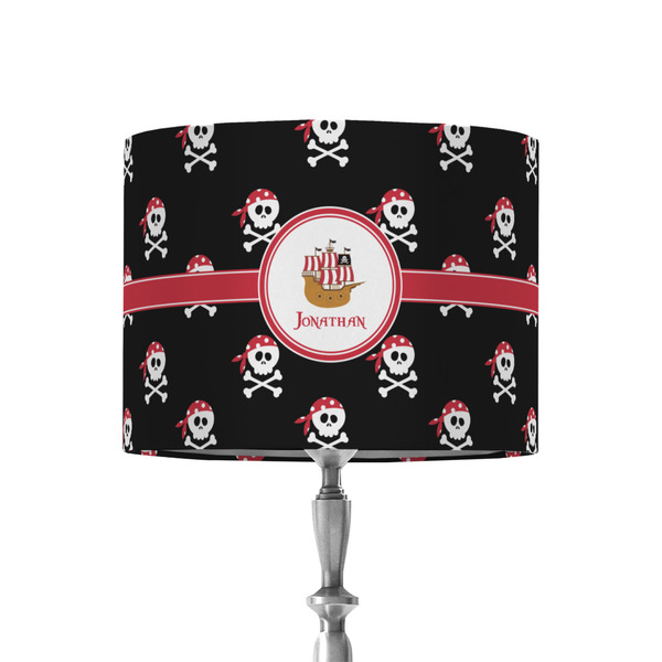 Custom Pirate 8" Drum Lamp Shade - Fabric (Personalized)