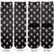 Pirate Adult Crew Socks - Double Pair - Front and Back - Apvl