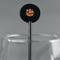 Pirate Black Plastic 5.5" Stir Stick - Round - Main