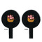 Pirate Black Plastic 7" Stir Stick - Double Sided - Round - Front & Back