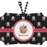 Pirate Rear View Mirror Ornament (Personalized)