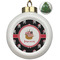 Pirate Ceramic Christmas Ornament - Xmas Tree (Front View)