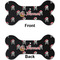 Pirate Ceramic Flat Ornament - Bone Front & Back (APPROVAL)