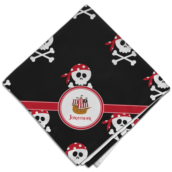 Custom Pirate Cloth Dinner Napkin - Single w/ Name or Text