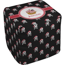 Pirate Cube Pouf Ottoman - 13" (Personalized)