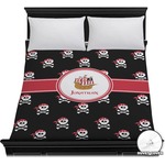 Pirate Duvet Cover - Full / Queen (Personalized)