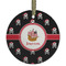 Pirate Frosted Glass Ornament - Round