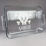 Pirate Glass Baking and Cake Dish (Personalized)