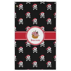 Pirate Golf Towel - Poly-Cotton Blend w/ Name or Text