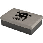 Pirate Large Gift Box w/ Engraved Leather Lid (Personalized)