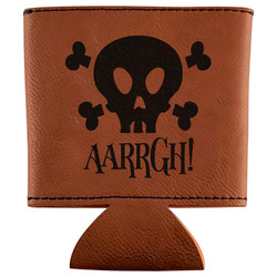 Pirate Leatherette Can Sleeve (Personalized)