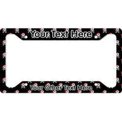 Pirate License Plate Frame (Personalized)