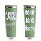 Pirate Light Green RTIC Everyday Tumbler - 28 oz. - Front and Back