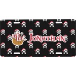 Pirate Front License Plate (Personalized)