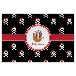 Pirate Laminated Placemat w/ Name or Text