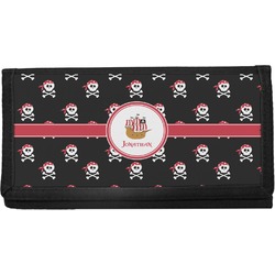 Pirate Canvas Checkbook Cover (Personalized)