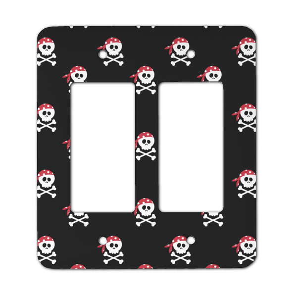 Custom Pirate Rocker Style Light Switch Cover - Two Switch