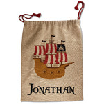 Pirate Santa Sack - Front (Personalized)