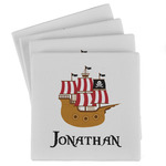 Pirate Absorbent Stone Coasters - Set of 4 (Personalized)