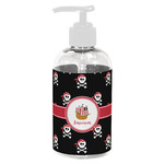 Pirate Plastic Soap / Lotion Dispenser (8 oz - Small - White) (Personalized)