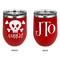 Pirate Stainless Wine Tumblers - Red - Double Sided - Approval